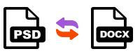 Convert psd to docx