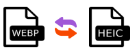 Convert webp to heic
