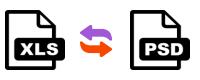 Convertire xls in psd