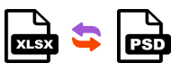 Convertire xlsx in psd